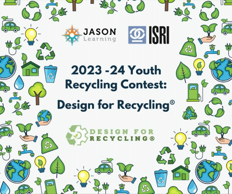The 2023-24 ISRI and Jason Learning Youth Recycling Awareness contest theme is announced