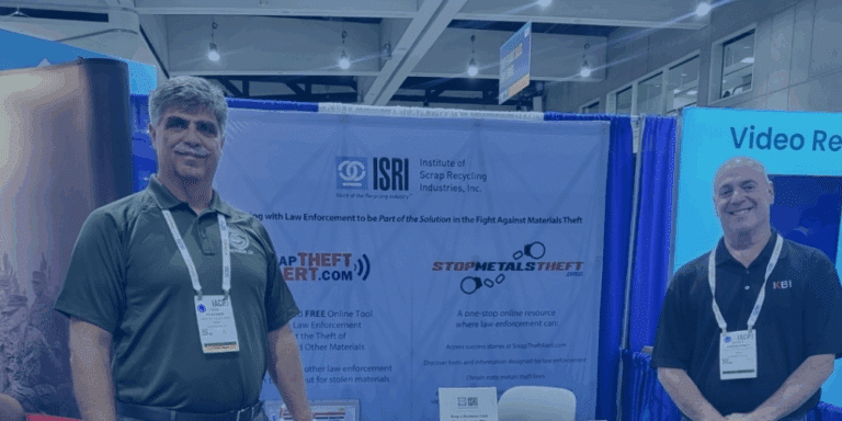 ISRI Fall Law Enforcement Outreach Efforts Prove Beneficial for the Recycled Materials Industry