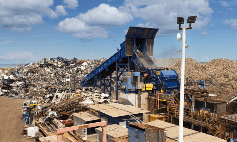 WENDT CORPORATION Commissions M6090 Shredding Plant & Nonferrous Separation System at Island Recycling