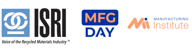 ISRI logos and Manufacturing Day logos