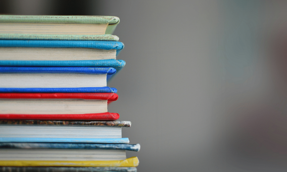 stack of books