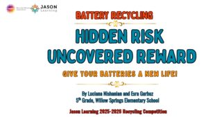 2025-26 Grades 5-8 Youth Recycling Video Contest Finalist